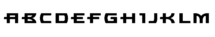 Bronzo Black Font UPPERCASE