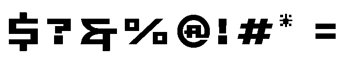 Bronzo Extra Bold Font OTHER CHARS