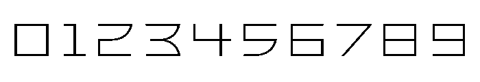 Bronzo Extra Light Font OTHER CHARS