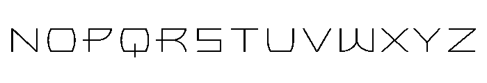 Bronzo Extra Light Font UPPERCASE