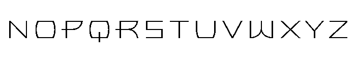 Bronzo Extra Light Font LOWERCASE