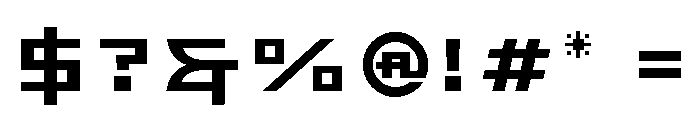 Bronzo Semi Bold Font OTHER CHARS