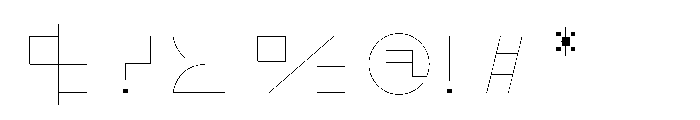 Bronzo Thin Font OTHER CHARS