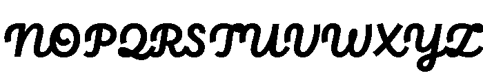 Brooklyn Heritage Script Bold Font UPPERCASE