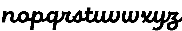 Brooklyn Heritage Script Bold Font LOWERCASE