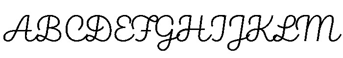 Brooklyn Heritage Script Light Font UPPERCASE