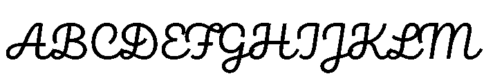 Brooklyn Heritage Script Regular Font UPPERCASE