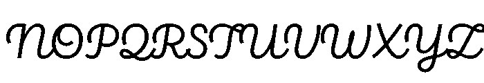 Brooklyn Heritage Script Regular Font UPPERCASE