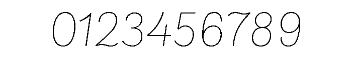 Brooklyn Heritage Script Thin Font OTHER CHARS