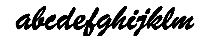Brush Black FONT