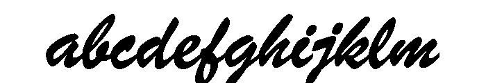 Brush Bold FONT