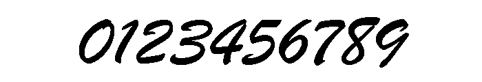 Brush Book Font OTHER CHARS