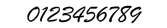 Brush Light Font OTHER CHARS