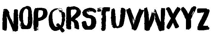 Brush Up Regular Font UPPERCASE
