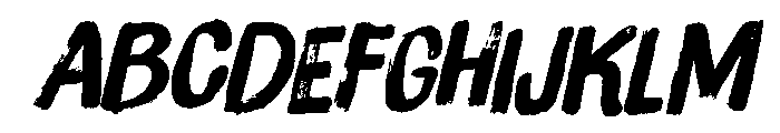 Brush Up Too Font UPPERCASE