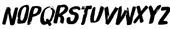 Brush Up Too Font UPPERCASE