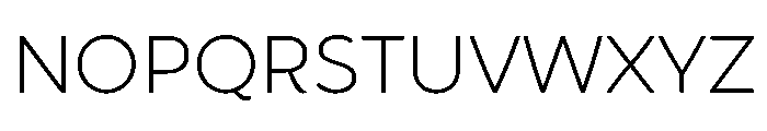 Brushability Sans Light Font LOWERCASE