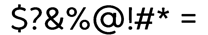 Brushability Sans Regular Font OTHER CHARS