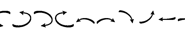 Brushability Script Extras Font UPPERCASE
