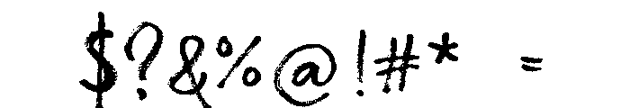 Brushberry Sans Condensed Regular Font OTHER CHARS