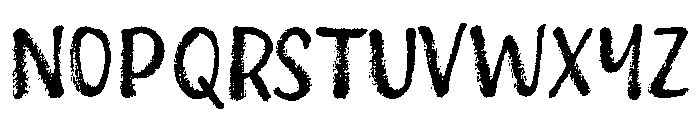 Brushberry Sans Condensed Regular Font UPPERCASE