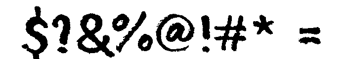 Brushberry Sans Regular Font OTHER CHARS