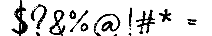 Brushberry Script Font OTHER CHARS