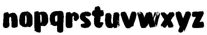 Brushtones Regular Font LOWERCASE