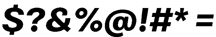 Bruta Bold Italic Font OTHER CHARS