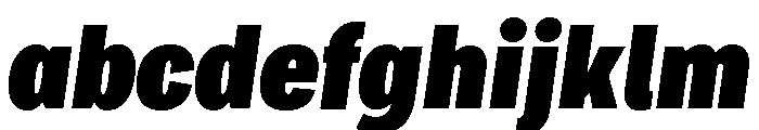 Bruta Compressed Black Italic FONT