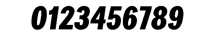 Bruta Compressed Bold Italic Font OTHER CHARS