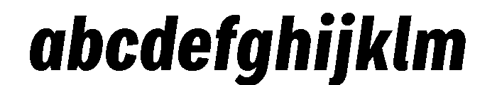 Bruta Compressed Bold Italic FONT