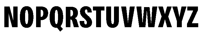 Bruta Compressed Bold Font UPPERCASE