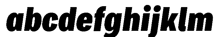 Bruta Compressed Extra Bold Italic FONT