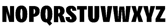 Bruta Compressed Extra Bold Font UPPERCASE