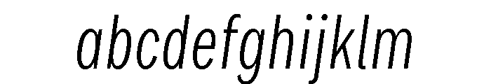 Bruta Compressed Light Italic FONT