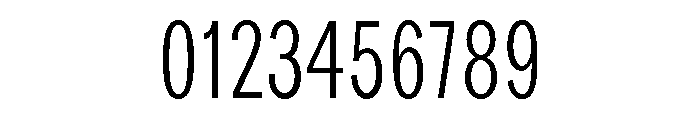 Bruta Compressed Light Font OTHER CHARS