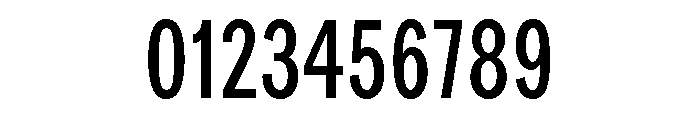 Bruta Compressed Regular Font OTHER CHARS