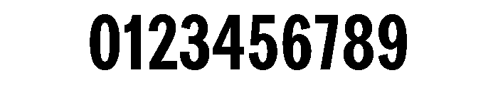 Bruta Compressed Semi Bold Font OTHER CHARS