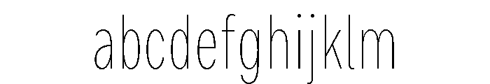 Bruta Compressed Thin FONT