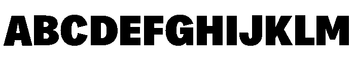 Bruta Condensed Black Font UPPERCASE
