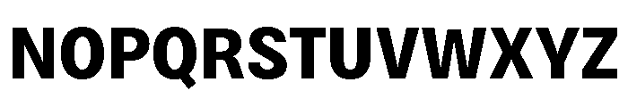 Bruta Condensed Bold Font UPPERCASE