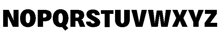 Bruta Condensed Extra Bold Font UPPERCASE