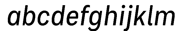 Bruta Condensed Regular Italic FONT