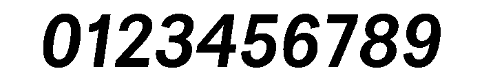 Bruta Condensed Semi Bold Italic Font OTHER CHARS