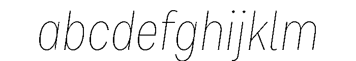 Bruta Condensed Thin Italic FONT