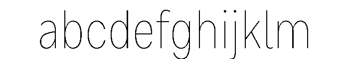 Bruta Condensed Thin FONT