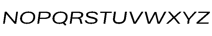 Bruta Extended Extra Bold Italic Font UPPERCASE
