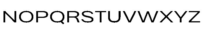 Bruta Extended Extra Bold Font UPPERCASE