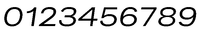 Bruta Extended Regular Italic Font OTHER CHARS